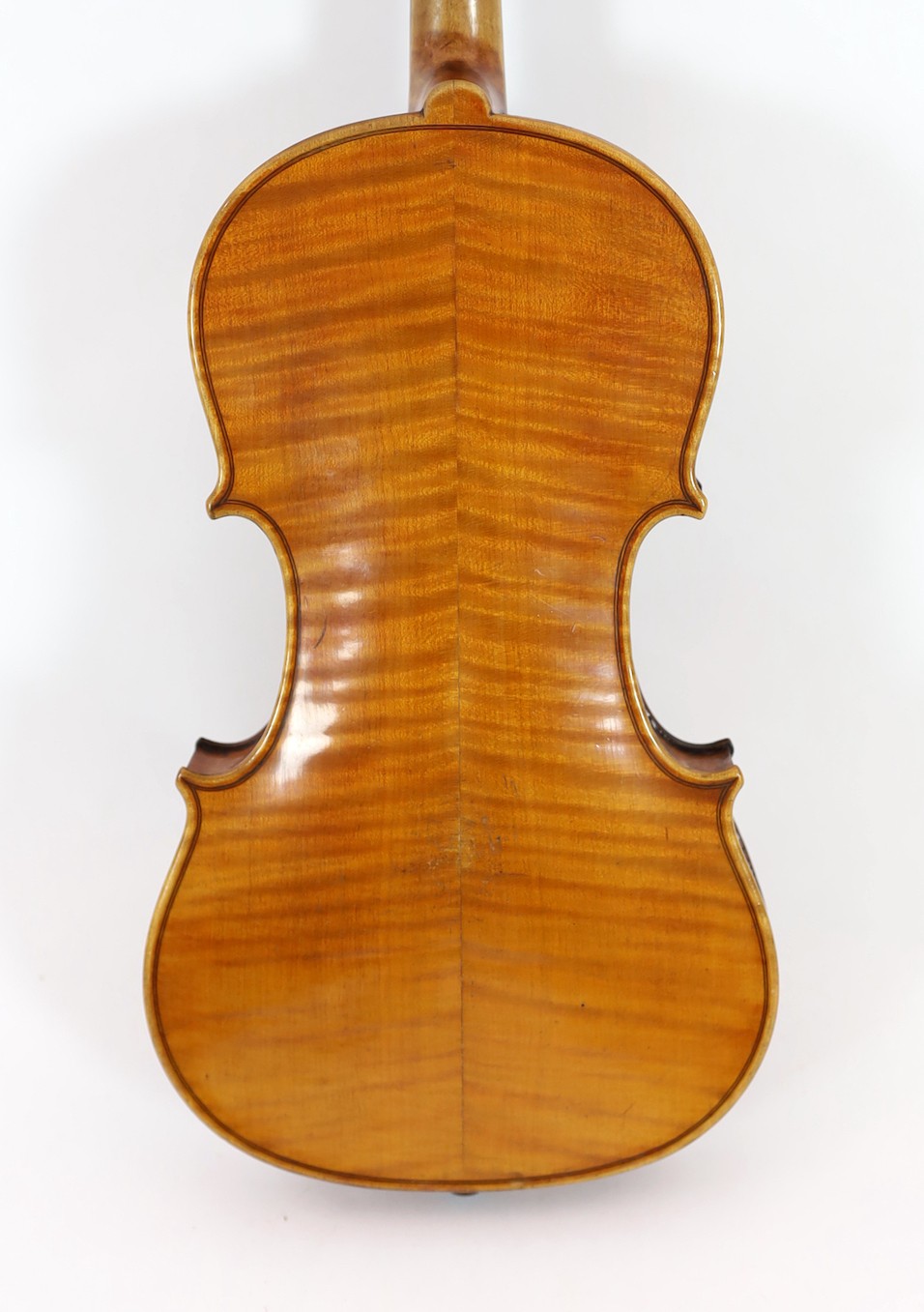 An early 20th century German violin, overall 62cm